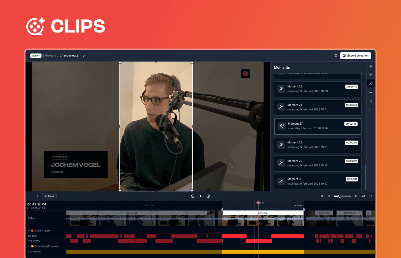 Clips interface