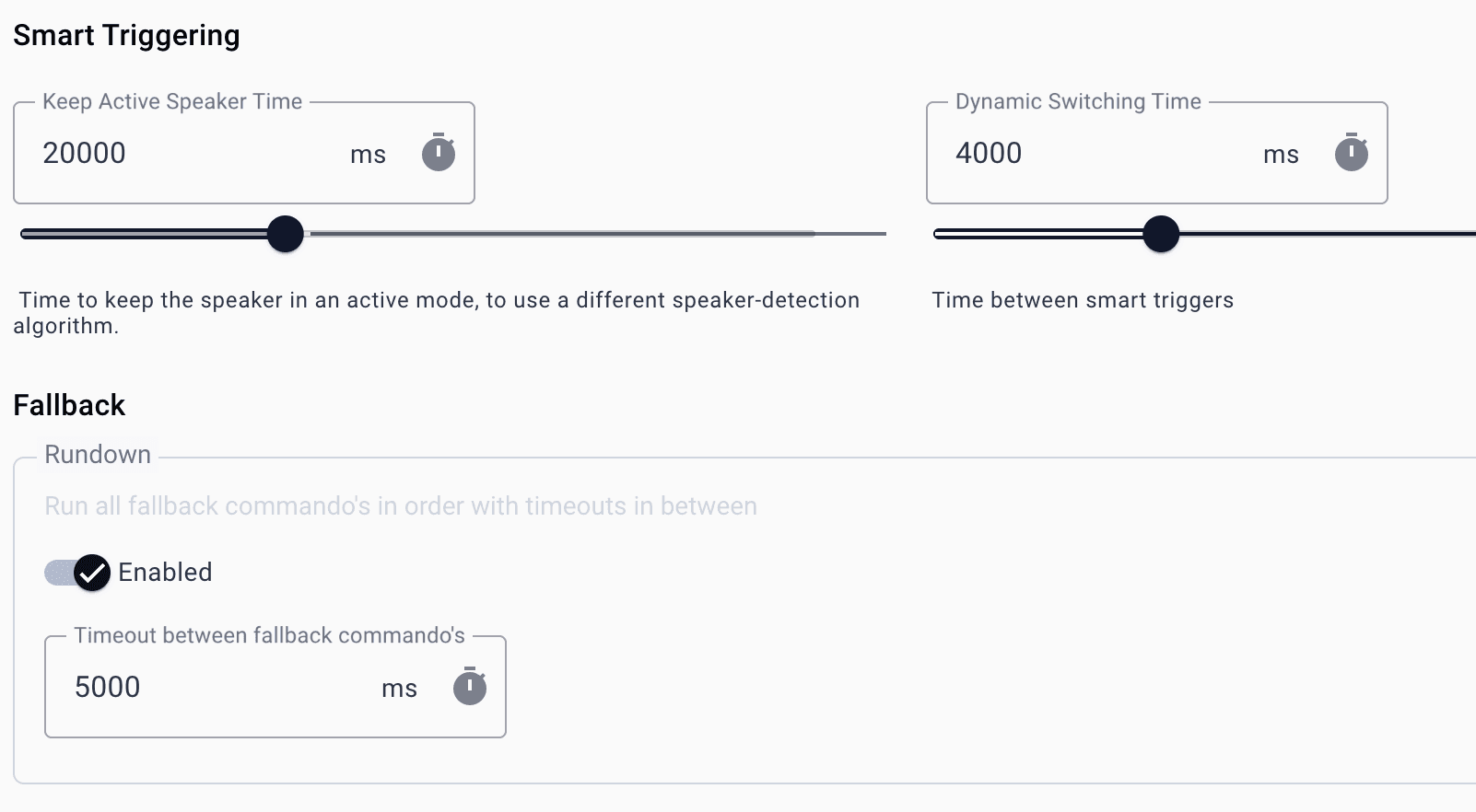 New sliders give you fine grained control over the new settings