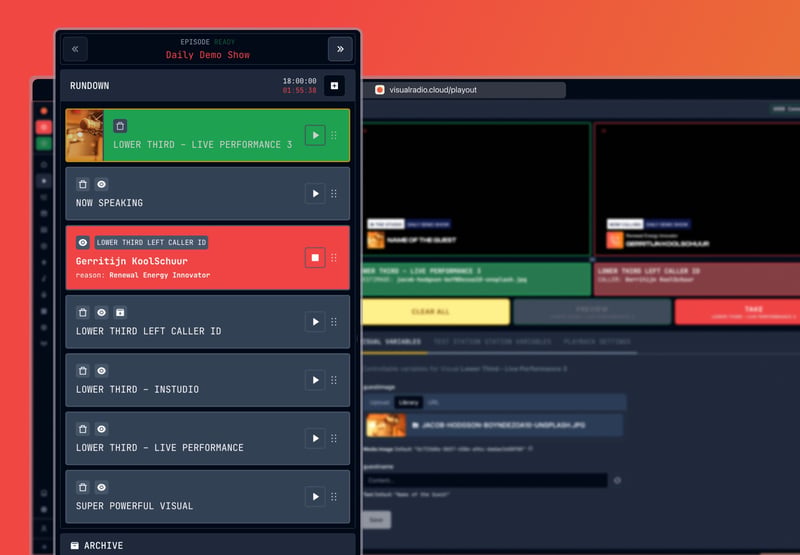 Releasing 4.2: Show-based graphics rundowns