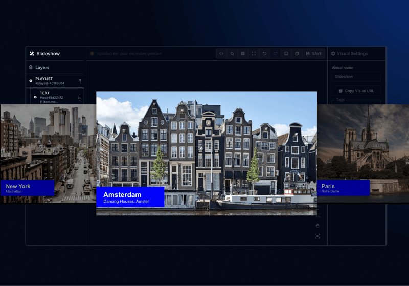 Create an Automated Image Slideshow with Meta Text